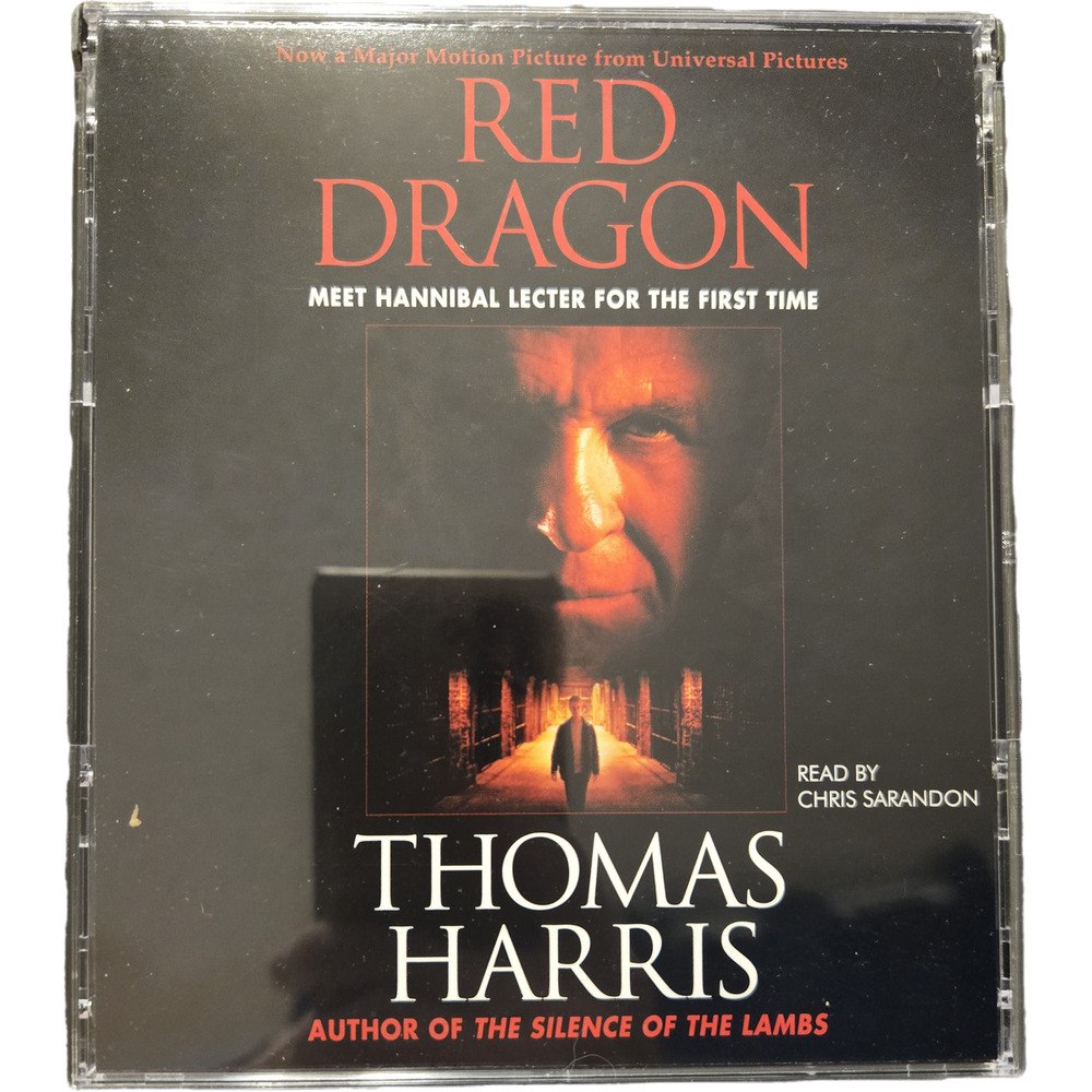 Red Dragon Thomas Harris Hannibal Lecter Audiobook CD Chris Sarandon Horror